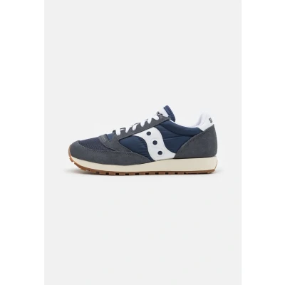 Image of Saucony Men&#039;s Jazz Original Vintage Sneaker, Dark Grey Navy, 6 UK
