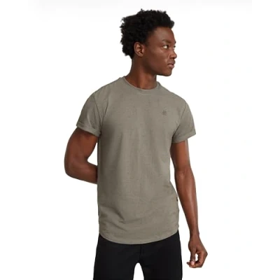 Image of G Star Men&#039;s Lash Pique T shirt, Multicolor (rock ridge htr D16396 D565 G477), S