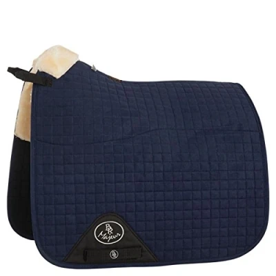 Image of BR Saddle bridoon Major dressage Full Navy Blue