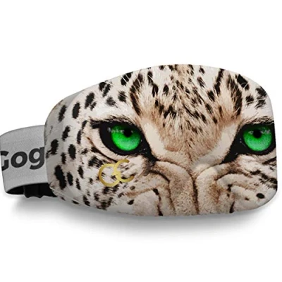 Image of GogglesCover Premium: Protective ski and snowboard goggles cover, jaguar design