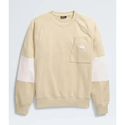 Image of The North Face Relaxed CREW Sweatshirt, Men&#039;s, Size: Large, Gravel