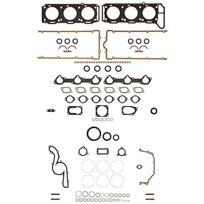 Image of 5892689, 60743549, 60777056, 60777246, 60778305 Full Gasket Set, engine AJUSA 50148600 with cylinder head gasket, valve stem seals FIBERMAX