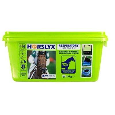 Image of Horslyx Unisex&#039;s CTH0030 Respiratory Balancer Lick, Clear, 15 kg