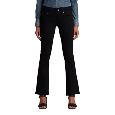 Image of G Star Women&#039;s Midge Bootcut Jeans, black (pitch D01896 B964 A810), 24W / 30L