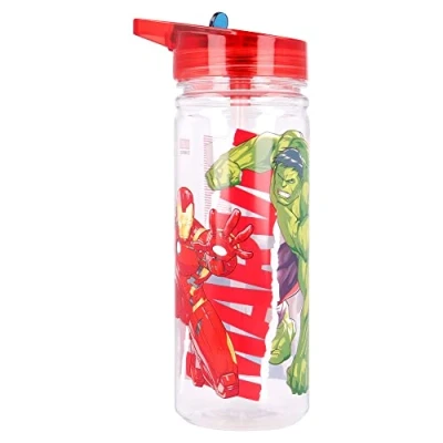 Image of Stor Avengers 580ml Water Bottle for Kids, School Drinks Made of Durable Tritan BPA Free