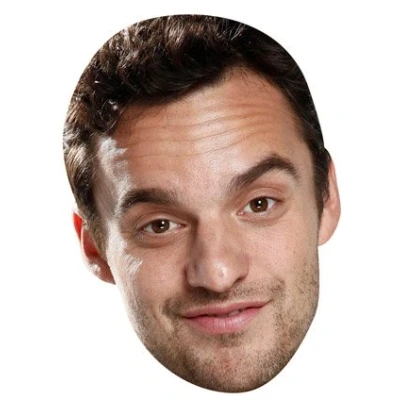 Image of FoxyPrinting Nick Miller Celebrity Cardboard Party Face Mask Fancy Dress