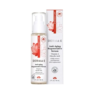 Image of DERMA E Anti Wrinkle Night Serum with Vitamin A and 2oz