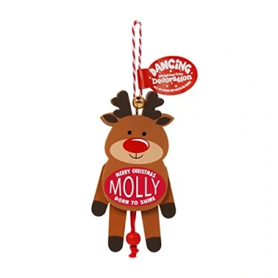 Image of History &amp; Heraldry Personalised Dancing Christmas tree Decorations (Molly)