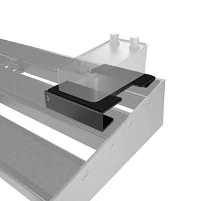 Image of D&#039;Addario XPND Pedal Board Riser Elevate for Guitar Raises 1 inch on Pedalboard Built In Cut Out Cable Routing Fits