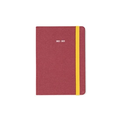 Image of Letts of London Raw A6 Week to View 2022/2023 Academic Diary Berry (23 031736)