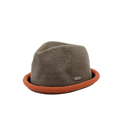 Image of REPLAY Boston Hat, 82 Brown/Orange, S M