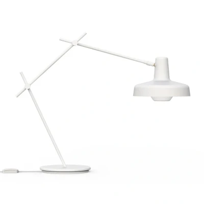 Image of GRUPA Arigato table lamp, three piece arm, white