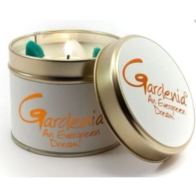 Image of Lily Flame Scented Candle in a presentation Tin Gardenia