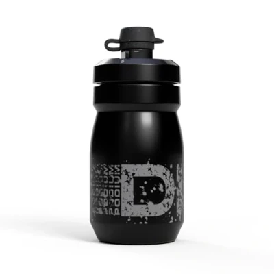 Image of CamelBak Podium Dirt Series 15oz Mountain Bike Water Bottle with Mud Cap Easy Squeeze Fits Most Cages, Asphalt