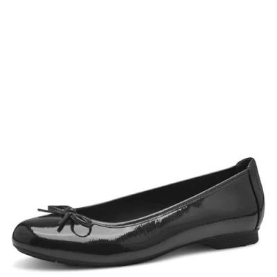 Image of Jana Women&#039;s 8 22163 41 Ballerina, Grey Lacquer, 5 UK