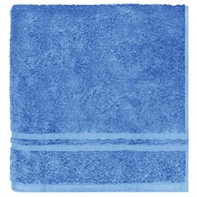 Image of TeddyT&#039;s Personalised Embroidered Name Bath, Beach &amp; Swimming Towel for Adults Kids (Cornflower Blue)