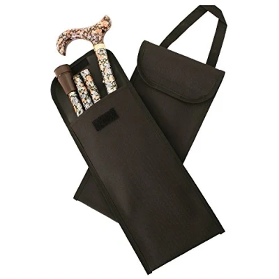 Image of Black Carry Pouch for a Folding Stick with Handle (Stick NOT Included)