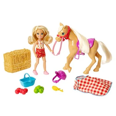 Image of Barbie Club Chelsea Doll and Horse, GFF50