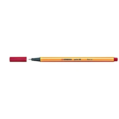 Image of Fineliner STABILO point 88 Pack of 3 Crimson