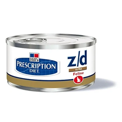 Image of Hill&#039;s&#039; &#039;s Prescription Diet Feline Z/D Ultra Allergy Management &amp; Skin Health Cat Food Boxes 24x156g