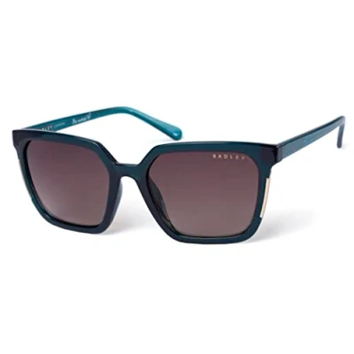 Image of RADLEY RDS 6506 Women&#039;s Sunglasses 188 Verdigris Turquoise/Brown Gradient