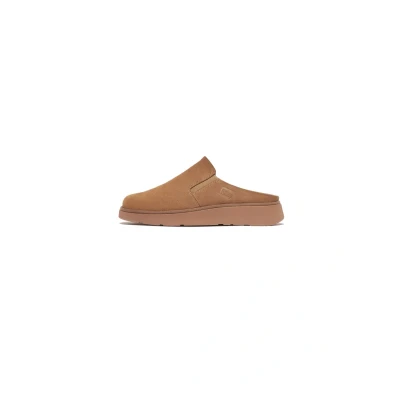 Image of Fitflop Women&#039;s GEN FF Elasticated Suede Mules, Desert Tan, 4 UK