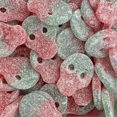 Image of Sour Watermelon Skulls 700g Re Sealable Pouch by The Gourmet Sweet Company