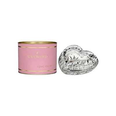 Image of Waterford Giftology 40008574 Heart Box, 10.9x11.4x4.6cm, Lead Crystal