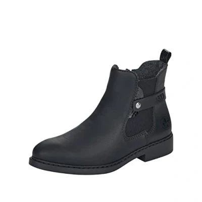 Image of Rieker Women&#039;s Z6161 Ankle Boot, Black 00, 5 UK