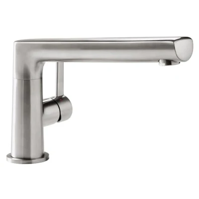 Image of Villeroy &amp; Boch 926600 Sorano Kitchen Sink tap, Edelstahl Massiv, Hochdruck Flacher Auslauf