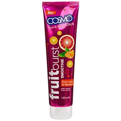 Image of Cosmo Fruitburst Pink Lemon And Mandarin Scrub 150ml