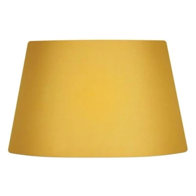 Image of Oaks Lighting Cotton Drum Shade, 10 inch, Mustard, Fabric