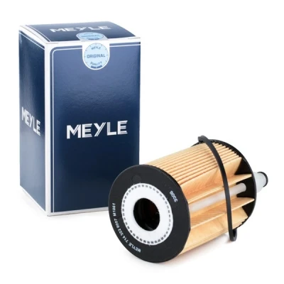 Image of SU00100741 Oil Filter MEYLE 714 322 0007 ORIGINAL Quality with seal Insert FORD: Focus 3, FIESTA 6, 2, PEUGEOT: 208 I Hatchback