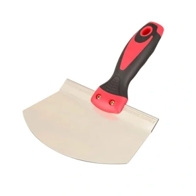 Image of CLKE Scraper Blade Bucket Scoop for Drywall Plaster Stainless Steel Paint, Curved Contoured Soft Comfort Grip Handle Decorating, Filling, Drywall, Plaster, DIY Projects