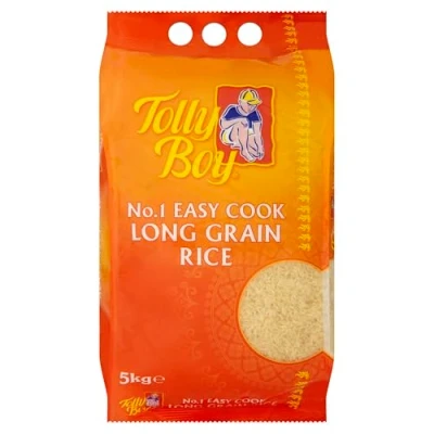 Image of Tolly Boy Easy Cook Long Grain Rice 1x5kg