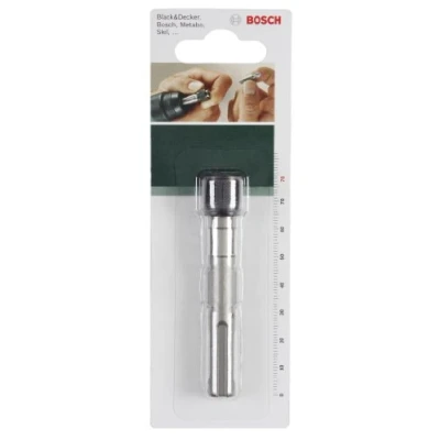 Image of Bosch 2609255903 78mm SDS Plus Universal Bit Holder with Quick Change Drill Chuck/Shank Permanent Magnet and Spring Ring