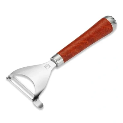 Image of 1 Pcs Stainless Steel Speed Peeler, Vegetable Peeler with Wooden Handle, 304 Peeler,Wooden Handle Y Peeler,with Eye Remover&amp;Sharp Blade,for Fruits Kitchen Utensil.
