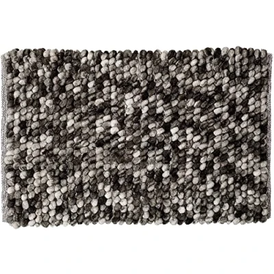 Image of Sealskin Vintage Bath Mat, Polyester, Dark Grey, 50 x 2.5 80 cm