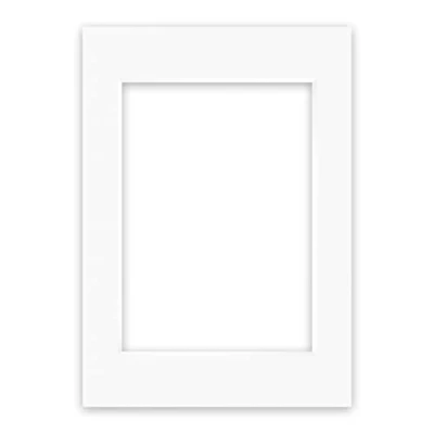 Image of nielsen Conservation Picture Mount White A2, 42x59.4cm to fit Image Size A3, 29.7x42cm, Acid Free (pH Neutral) Protective Photo Mount, Smooth Surface Pure