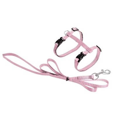 Image of Karlie Art Sportiv Plus Harness and Lead Length 110 cm Light Pink