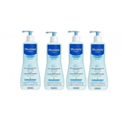 Image of Mustela Physiobébé No Rinse Cleansing Water 4 x 500ml