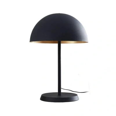 Image of Table Lamp &#039;Idalene&#039; (Modern) in Black Made of Metal for e.g. Living Room &amp; Dining (2 Light Sources, E27) from Lindby Desk Lamps