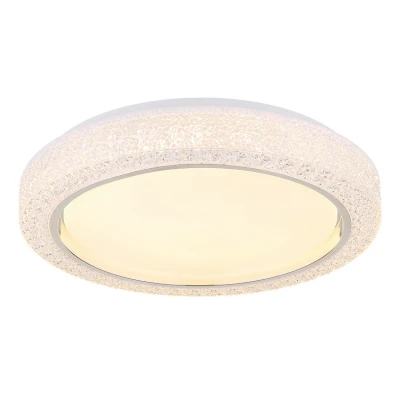 Image of Liami Decorative Flush Ceiling Light White LED 3000K