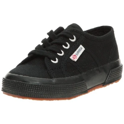 Image of Superga Unisex Kids 2750 jcot Classic Gymnastics Shoes, Black Full 996, 6 UK Child