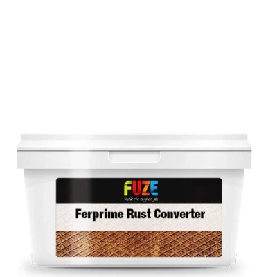 Image of FUZE FerPrime Rust Converter 500ml treatment and primer.