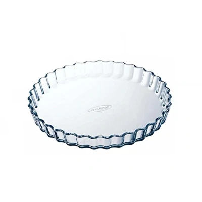 Image of By Pyrex Glass Flan Tart Dish Quiche 27 Cm