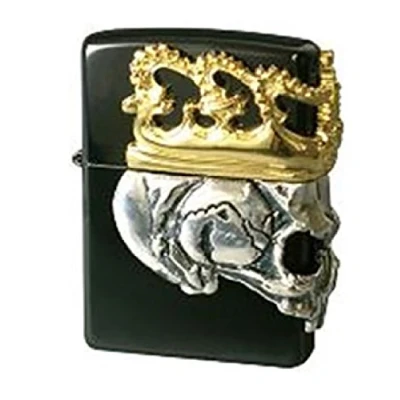 Image of Zippo Skull Crown/BBZ SkullKA2