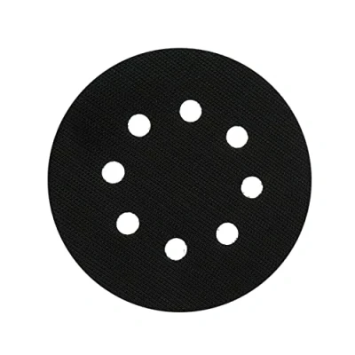 Image of 1 x SabreCut OSSCIP007 125mm 8 Hole Soft Density Interface Pad for Hook &amp; Loop Random Orbital Sander Backing Pads Compatible with 5&quot; Sanders Bosch Makita and Many More