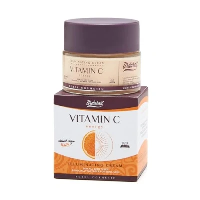 Image of Ardaraz Vitamin C moisturiser for Face with Niacinamide. Cream women, Anti Blemish, Illuminating and Dark Spot that reduces blemishes combats oily skin. 50 ml