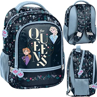 Image of PASO DF23LL 260 Frozen School Backpack, Multicolour, multi coloured, 41 x 31 15 cm, Designer